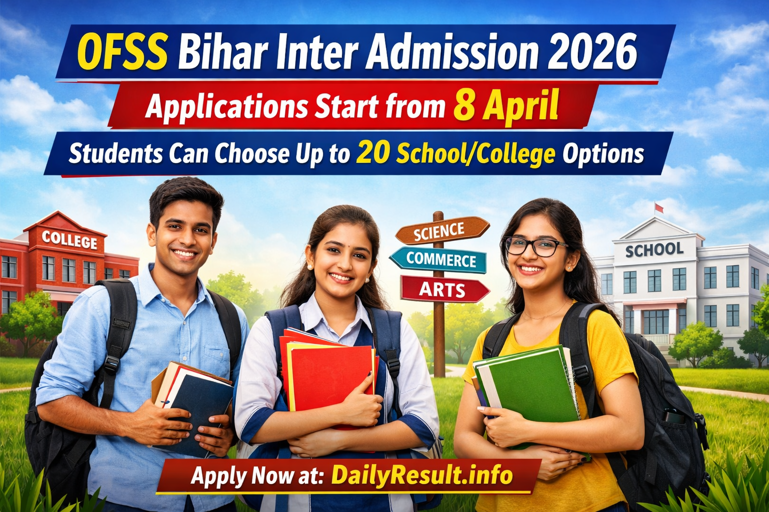 OFSS Bihar Inter Admission 2026