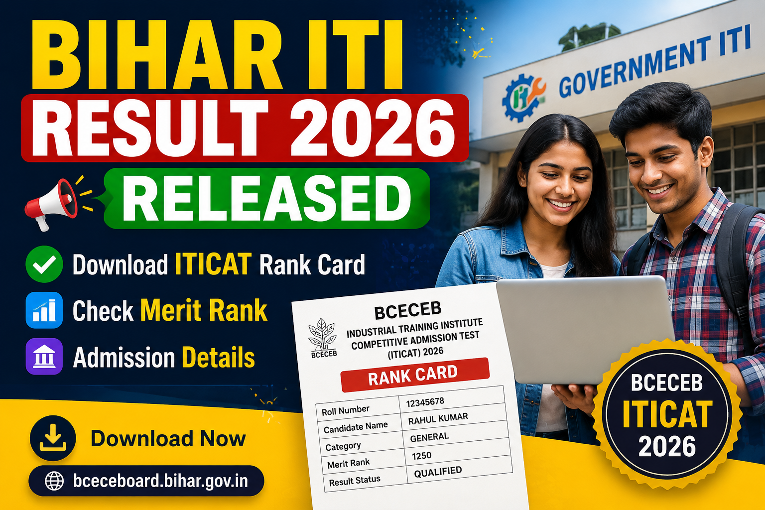 Bihar ITI Result 2026