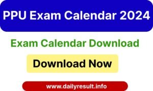 PPU Exam Calendar 2024