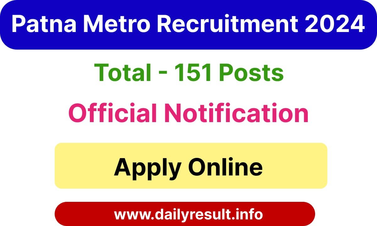 Patna Metro Recruitment