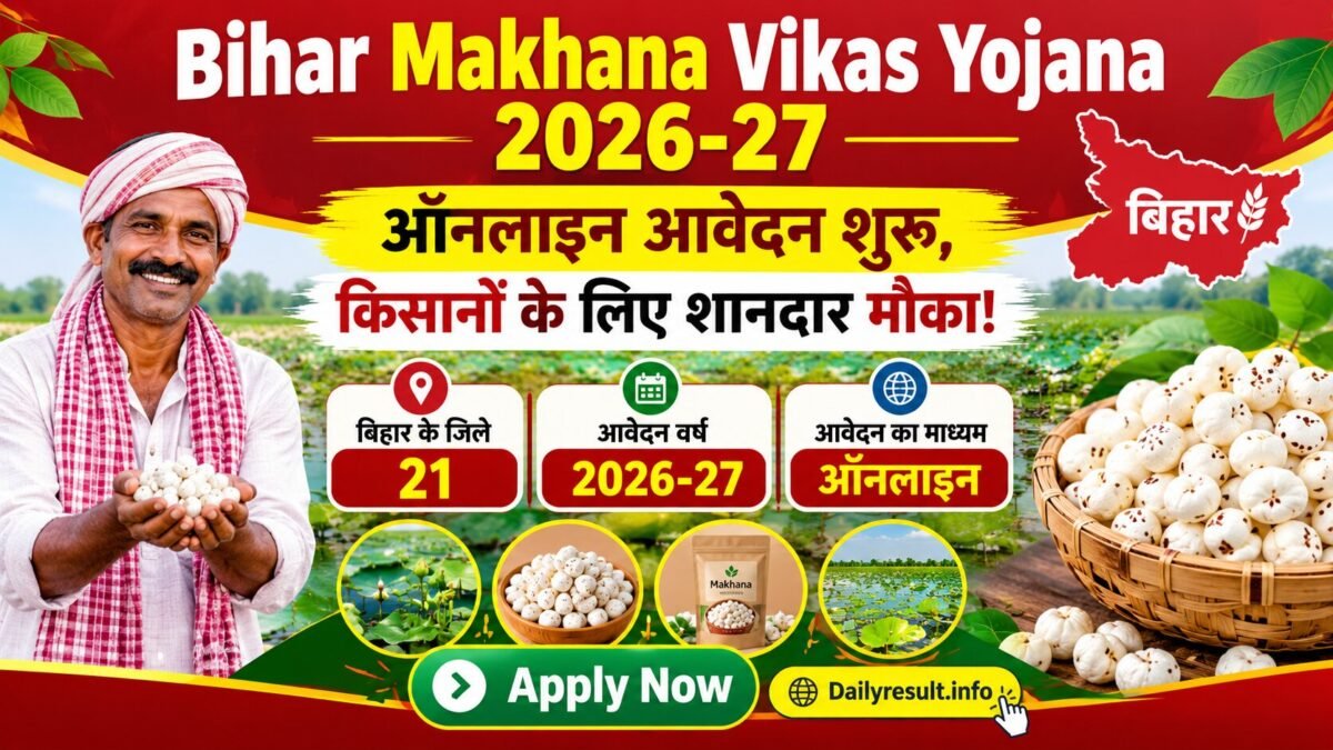 Bihar Makhana Vikas Yojana 2026-27